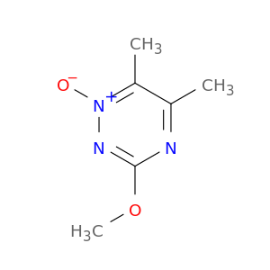 1,2,4-Triazine,3-methoxy-5,6-dimethyl-, 1-oxide