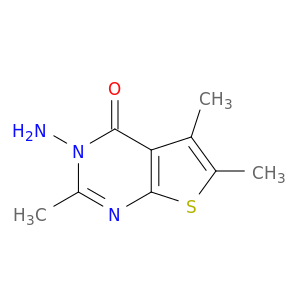 3-氨基-2,5,6-三甲基-3H-噻吩并[2,3-D]嘧啶-4-酮