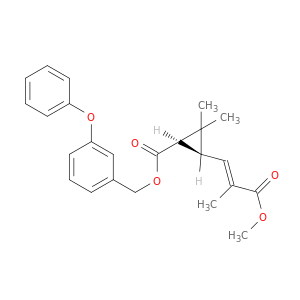 Cyclopropanecarboxylicacid, 3-(3-methoxy-2-methyl-3-oxo-1-propenyl)-2,2-dimethyl-,(3-phenoxyphenyl)methyl ester, [1R-[1a,3b(E)]]- (9CI)