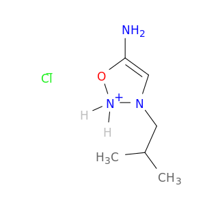 1,2,3-Oxadiazolium, 5-amino-3-(2-methylpropyl)-, chloride