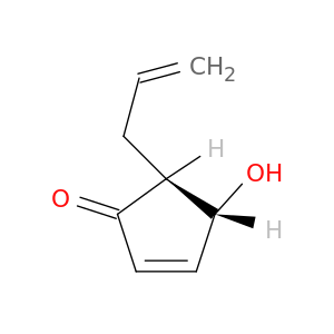 2-Cyclopenten-1-one, 4-hydroxy-5-(2-propenyl)-, trans-