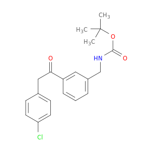 tert-Butyl 3-(2-(4-chlorophenyl)acetyl)benzylcarbamate