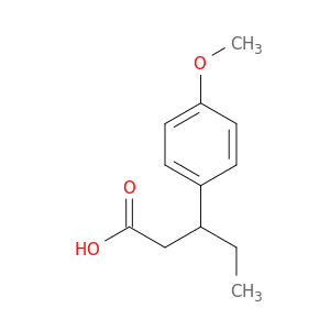 3-(4-methoxyphenyl)pentanoic Acid