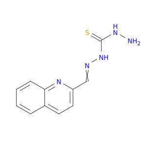 Carbonothioicdihydrazide, (2-quinolinylmethylene)- (9CI)