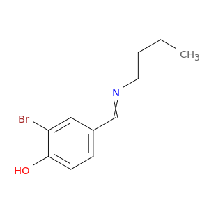 Phenol, 2-bromo-4-[(butylimino)methyl]-