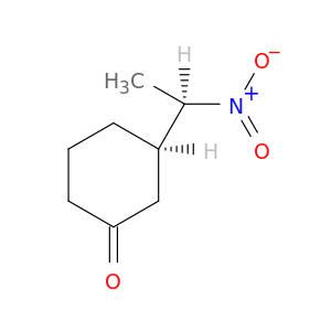 Cyclohexanone, 3-[(1R)-1-nitroethyl]-, (3R)-