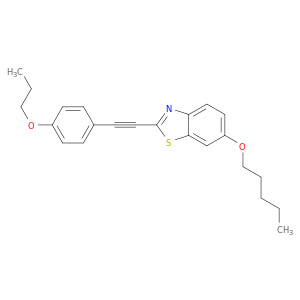 Benzothiazole, 6-(pentyloxy)-2-[(4-propoxyphenyl)ethynyl]-