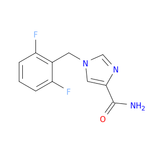1H-Imidazole-4-carboxamide, 1-[(2,6-difluorophenyl)methyl]-