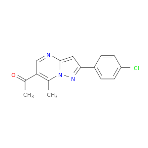 1-[2-(4-氯苯基)-7-甲基吡唑并[1,5-A]嘧啶-6-基]-1-乙酮