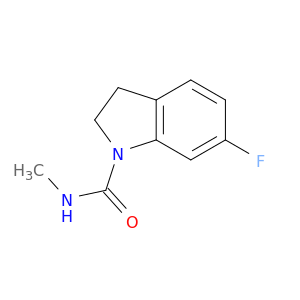 1H-Indole-1-carboxamide, 6-fluoro-2,3-dihydro-N-methyl-