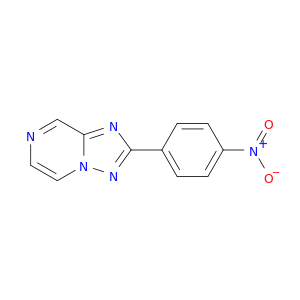 [1,2,4]Triazolo[1,5-a]pyrazine, 2-(4-nitrophenyl)-