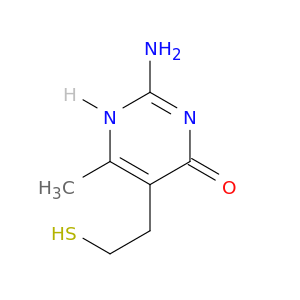 2-amino-6-methyl-5-(2-sulfanylethyl)pyrimidin-4(1h)-one