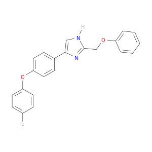 1H-Imidazole, 4-[4-(4-fluorophenoxy)phenyl]-2-(phenoxymethyl)-