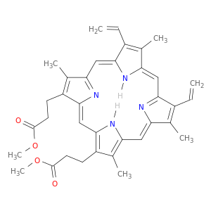 dimethyl 3,3'-(3,7,12,17-tetramethyl-8,13-divinyl-2,18-porphyrindiyl)dipropanoate