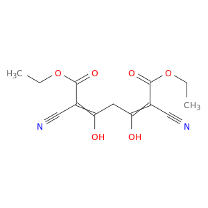 2,5-Heptadienedioic acid, 2,6-dicyano-3,5-dihydroxy-, diethyl ester