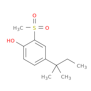 Phenol, 4-(1,1-dimethylpropyl)-2-(methylsulfonyl)-