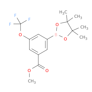 3-(4,4,5,5-四甲基-1,3,2-二氧硼杂环戊烷-2-基)-5-(三氟甲氧基)苯甲酸甲酯