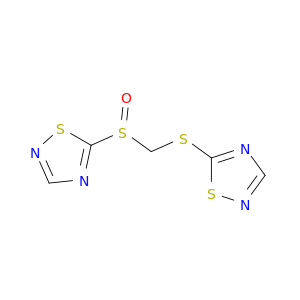 1,2,4-Thiadiazole, 5-[[(1,2,4-thiadiazol-5-ylsulfinyl)methyl]thio]-