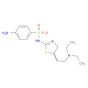 4-AMINO-N-(5-(2-(DIETHYLAMINO)ETHYLIDENE)-4,5-DIHYDRO-THIAZOL-2-YL)BENZENESULFONAMIDE
