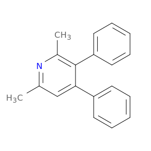 Pyridine, 2,6-dimethyl-3,4-diphenyl-