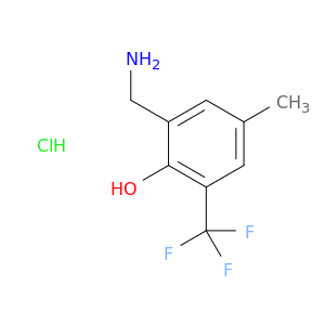 Phenol, 2-(aminomethyl)-4-methyl-6-(trifluoromethyl)-, hydrochloride