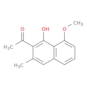 Ethanone, 1-(1-hydroxy-8-methoxy-3-methyl-2-naphthalenyl)-