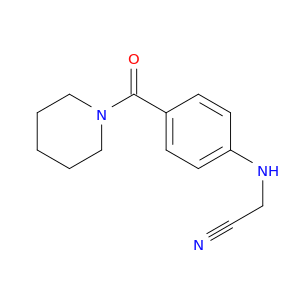 Acetonitrile,2-[[4-(1-piperidinylcarbonyl)phenyl]amino]-