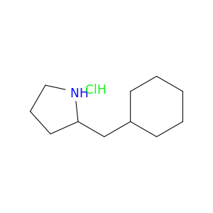 Pyrrolidine, 2-(cyclohexylmethyl)-, hydrochloride