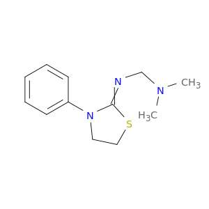 Methanediamine, N,N-dimethyl-N'-(3-phenyl-2-thiazolidinylidene)-
