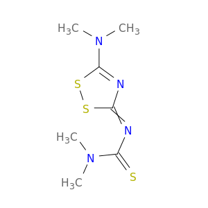 Thiourea, [5-(dimethylamino)-3H-1,2,4-dithiazol-3-ylidene]dimethyl-