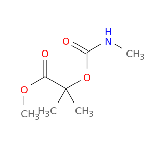 Propanoic acid,2-methyl-2-[[(methylamino)carbonyl]oxy]-, methyl ester