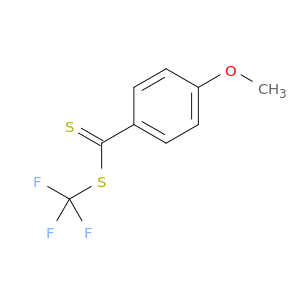 Benzenecarbodithioic acid, 4-methoxy-, trifluoromethyl ester