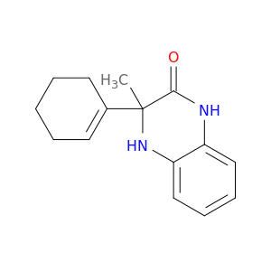2(1H)-Quinoxalinone, 3-(1-cyclohexen-1-yl)-3,4-dihydro-3-methyl-