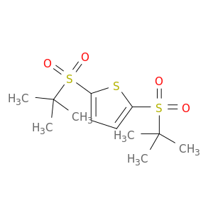Thiophene, 2,5-bis[(1,1-dimethylethyl)sulfonyl]-