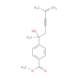 Benzoic acid, 4-(1-hydroxy-1,5-dimethyl-5-hexen-3-ynyl)-, methyl ester