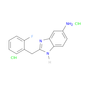 2-[(2-Fluorophenyl)methyl]-1H-1,3-benzodiazol-5-amine Dihydrochloride