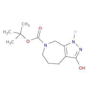 叔-丁基 3-羟基-4,5,6,8-四氢吡唑并[3,4-c]氮杂卓-7(1H)-甲酸基酯