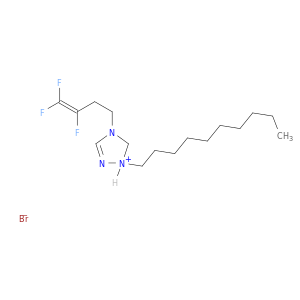 1H-1,2,4-Triazolium, 1-decyl-4-(3,4,4-trifluoro-3-butenyl)-, bromide