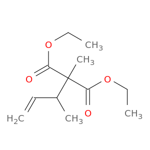 Propanedioic acid, methyl(1-methyl-2-propenyl)-, diethyl ester