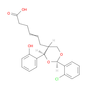 Rel-(4Z)-6-[(2R,4R,5S)-2-(2-氯苯基)-4-(2-羟基苯基)-1,3-二氧硅-5-基]-4-己烯酸