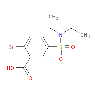 2-Bromo-5-(N,N-diethylsulfamoyl)benzoic acid