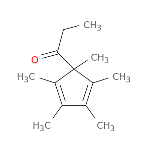 1-Propanone, 1-(1,2,3,4,5-pentamethyl-2,4-cyclopentadien-1-yl)-