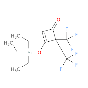 2-Cyclobuten-1-one, 3-[(triethylsilyl)oxy]-4,4-bis(trifluoromethyl)-