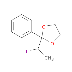 1,3-Dioxolane, 2-(1-iodoethyl)-2-phenyl-