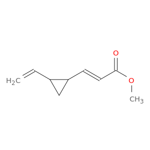 2-Propenoic acid, 3-(2-ethenylcyclopropyl)-, methyl ester, trans-