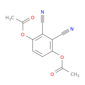 benzene, 1,4-diacetyloxy-2,3-dicyano-