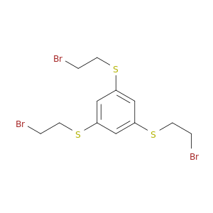 Benzene, 1,3,5-tris[(2-bromoethyl)thio]-