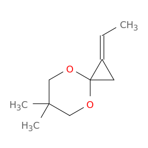 4,8-Dioxaspiro[2.5]octane, 1-ethylidene-6,6-dimethyl-, (E)-