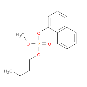 Phosphoric acid, butyl methyl 1-naphthalenyl ester