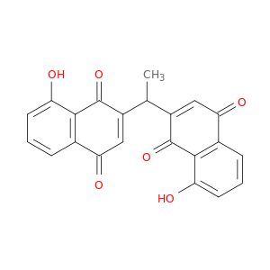 1,4-Naphthalenedione, 2,2'-ethylidenebis[8-hydroxy-